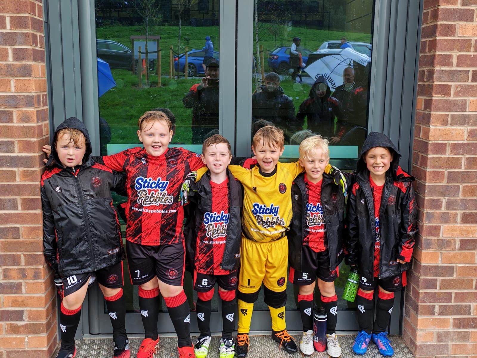 Lilly Street Lions FC Under-8 players together on matchday